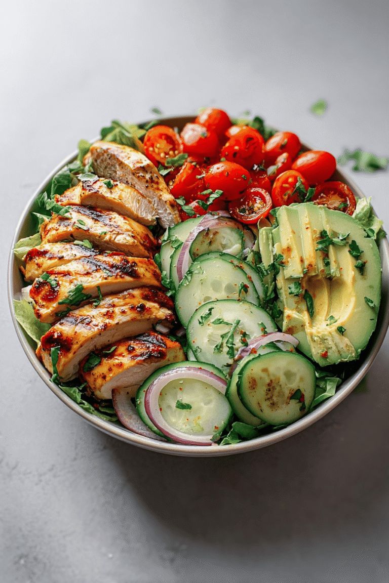 Avocado and Chicken Salad