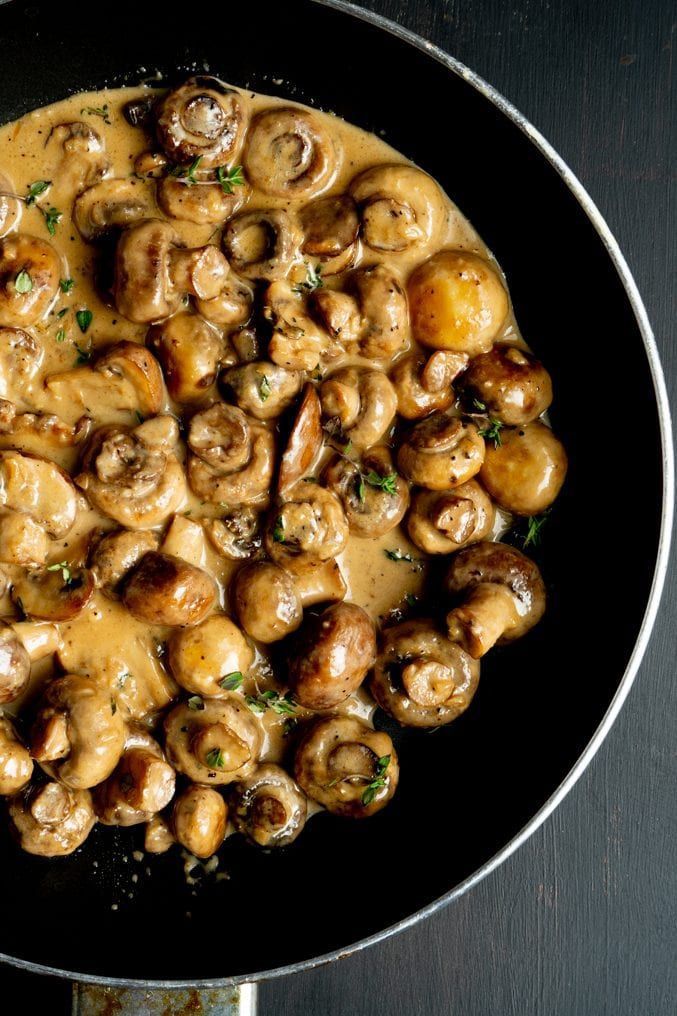 Grilled Grouper with Mushroom Sauce