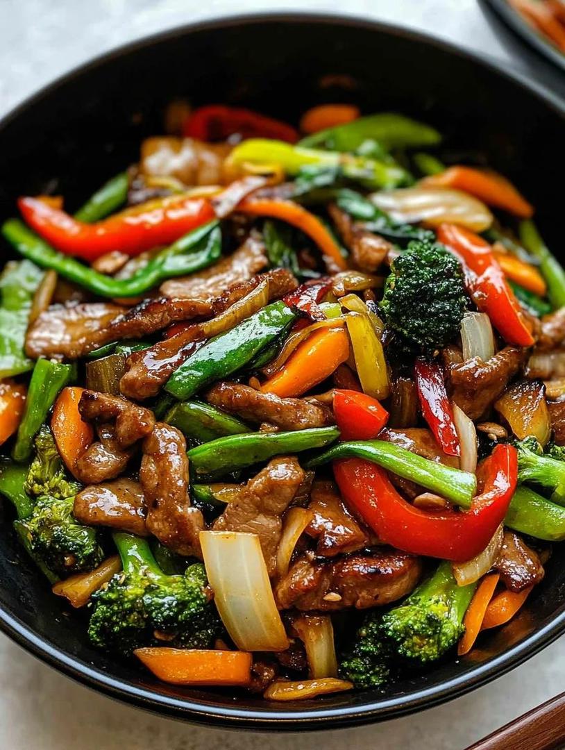Beef in Mixed Vegetable